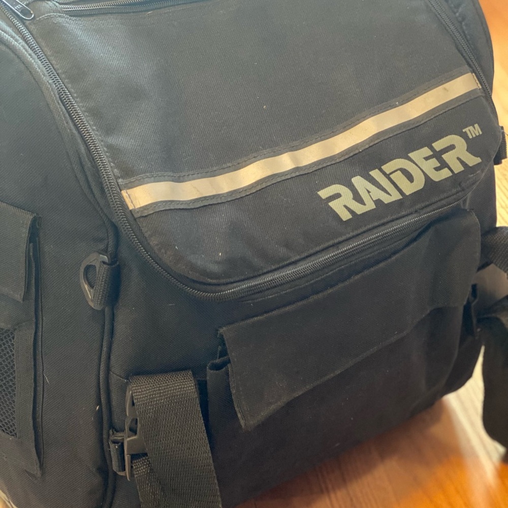 Raider Large Motorcycle Sissy Bar/Tail Bag